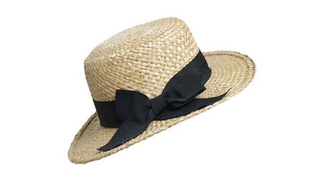 平頂草帽，帽子工廠