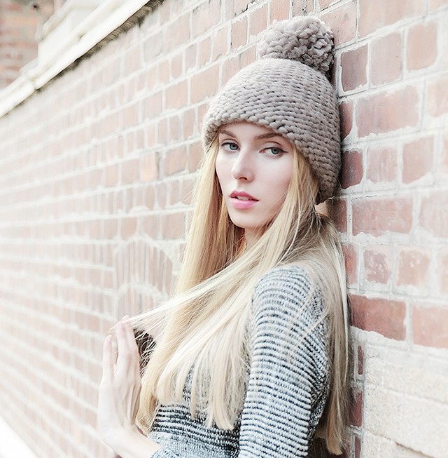 秋冬保暖又時髦，一頂針織帽就足夠！