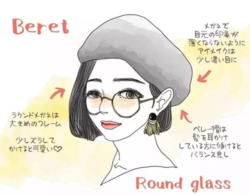 接地氣的小仙女一定要看看！冬天佩戴上帽子和眼鏡